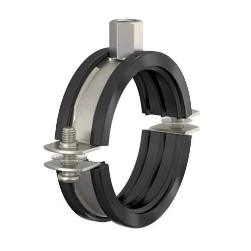Flamco BRSA collier de fixation 26MM X 31MM X 3/4 inox inox 316 avec insert caoutchouc