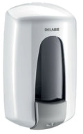 DISTRIBUTEUR SAVON DELABIE 0,9 130 - 95 o 235 ! blanc abs avec serrure, bouton anti-goutte