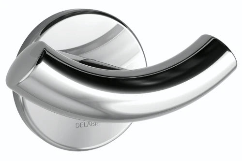 CROCHET DOUBLE DELABIE 95 - 55 o 62 ! 20 inox 304 . fixation invisible