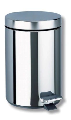DELABIE ronde pedaalemmer 3 liter gepolijst 265x170 mm gepolijst