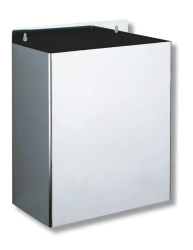 POUBELLE 13 L 280 - 150 o 320 ! inox . inox poli brillant sans couvercle