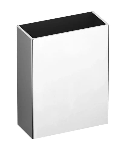 POUBELLE MURALE DELABIE 155 - 355 o 460 ! polie miroir rvs 304 mural sans couvercle