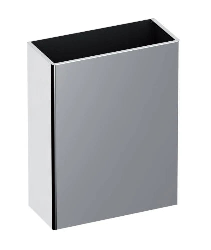 DELABIE afvalbak zonder deksel 25 liter gesatineerd 155x355x460 mm mat rvs