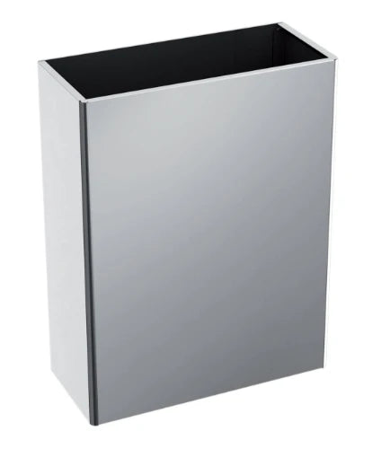 DELABIE afvalbak zonder deksel 38 liter gesatineerd 160x400x590 mm mat rvs