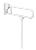 DELABIE opklapbare greep met voet nylon 650mm wit