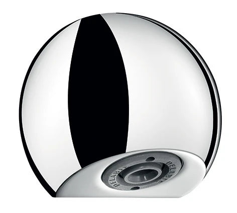 DOUCHE DE TETE ROUND 1/2 M anti-vandalisme montage mural - debit 8l/min pour tuyau encastre