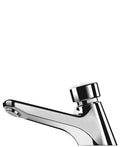 Delabie Tempostop robinet lavabo 1/2 M chromé temporisé, réglable, sans écrou, saillie 120mm
