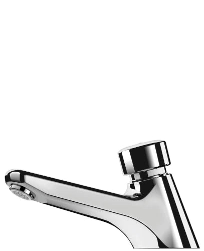 Delabie Tempostop robinet lavabo 1/2 M chromé temporisé, réglable, sans écrou, saillie 120mm