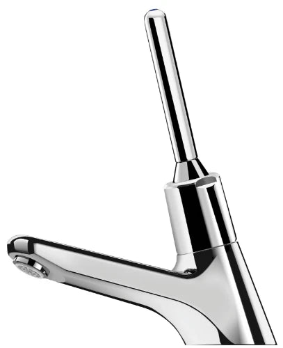 ROBINET DE LAVABO DELABIE TEMPOSTOP 1/2 M chromé temporise - saillie 120 mm - avec poignee