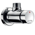 ROBINET TUB DE DOUCHE DELABIE TEMPOSTOP 1/2 débit réglable mural,robinet équerre, 25 sec