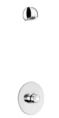 ROBINET TUB DE DOUCHE DELABIE TEMPOSOFT 2 + tête round temposoft durée 30sec / 6l min