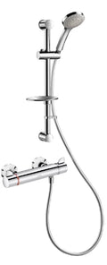 THERMOSTAT DE DOUCHE DELABIE SECURITHERM porte savon ensemble de douche (barre 670mm) pomme & flexible