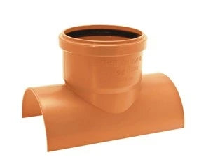 Airfit PVC selle de branchement 125 x 110 mm - orange
