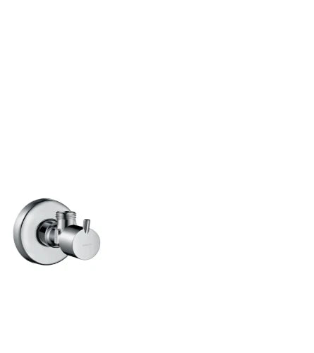 Hansgrohe robinet d'arrêt équerre 1/2 X 10MM chromé avec rosace chromée 54MM