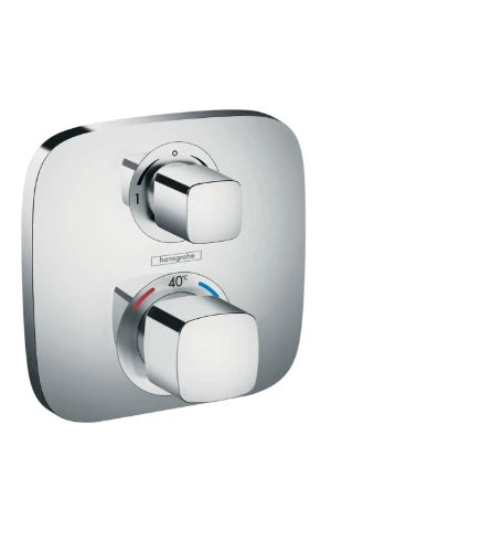 Hansgrohe Ecostat E set de finition - chromé - pour thermostat encastré avec robinet d'arrêt et inverseur