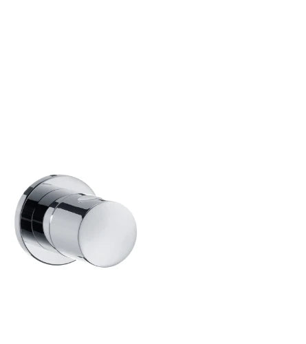 Hansgrohe High Flow set de finition chromé pour robinet d'arrêt encastré 1/2 et 3/4