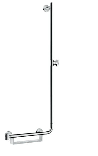 Hansgrohe Unica barre de douche blanc/chromé