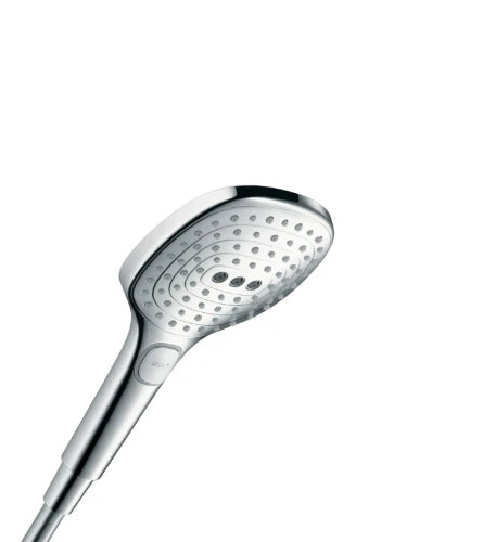 Hansgrohe Select E 120 douchette écosmart chromé Quickclean, 3 jets avec bouton Select, max 9L/min