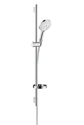 Hansgrohe Raindance Select set de douche Unica'S Puro 90CM  blanc/chromé 3 jets,m/barre murale,porte-savon,flexible 160CM