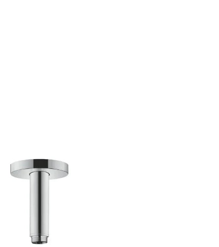 Hansgrohe bras de douche 27MM montage au plafond chromé sailli 100mm - rosace ronde 80mm