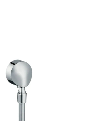 Hansgrohe Fixfit coude de raccordement Fixfit 1/2 E-DN15 chromé montage mural avec rotule et clapet anti-retour