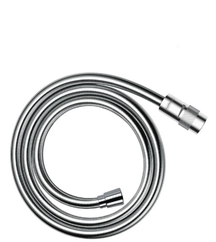 Hansgrohe Isiflex flexible de douche 1/2 x 1250 mm - chromé - 1 écrou conique et 1 écrou cylindrique