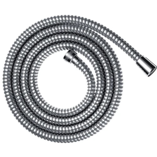 Hansgrohe Metaflex flexible de douche 1/2 x 2000 mm - chromé - 1 écrou conique et 1 écrou moleté