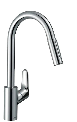 Hansgrohe Focus M41 mitigeur cuisine - chromé - avec douchette extractible