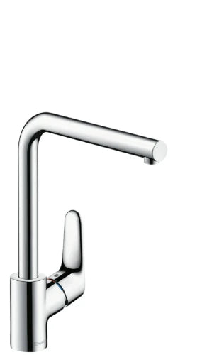 Hansgrohe Focus mitigeur cuisine chromé avec bec pivotant DN15