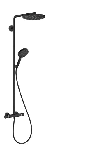 Hansgrohe Raindance Select S colonne de douche 240 MM noir mat powderrain
