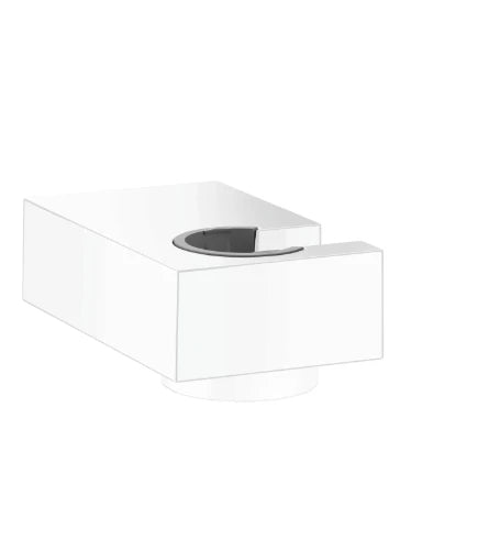 Hansgrohe Porter support douchette E mural blanc mat pour flexibles avec konische écrou