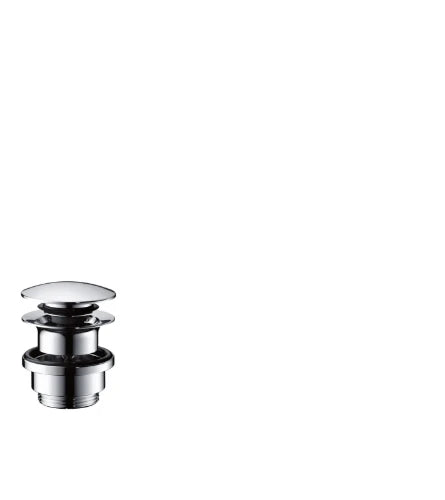 Hansgrohe vidage lavabo 5/4 chromé sans tirette push-open-commande click-clack