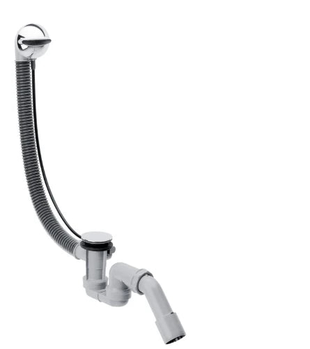 Hansgrohe FlexaPlus vidage baignoire 6/4 - chromé - pour baignoire standard