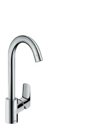 Hansgrohe Logis Comfortzone 260 mitigeur cuisine chromé poignée peut être montée à gauche ou à droite