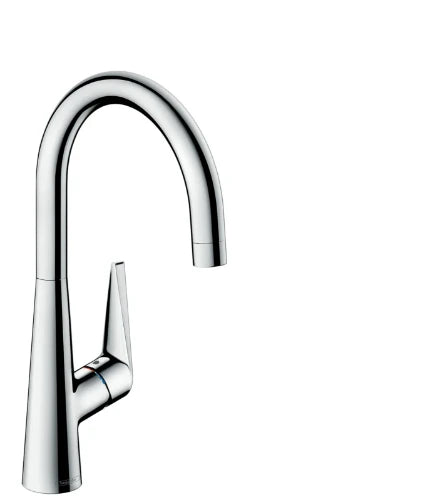 MELANGEUR DE CUISINE MONO-COMMANDE HANSGROHE TALIS S chromé comfortzone 260 monté a/la poignée à droite ou à gauche du corps