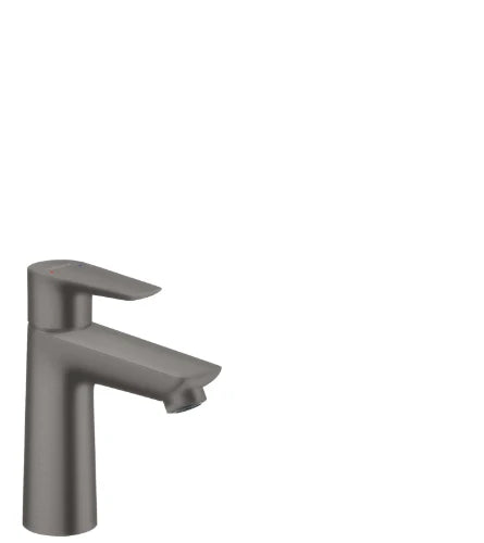 Hansgrohe Talis E mitigeur lavabo Comfortz110 noir brossé avec vidage avec tirette
