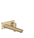 Hansgrohe Talis E mitigeur mural encastré bronze brossé bec 225mm
