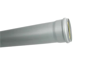 Wavin PVC RIO tuyau avec manchon 110 x 3,2 mm (longueur 5m) - gris - prix par mètre