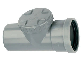 Wavin PVC RIO pièce à regard avec couvercle à visser MF 110 x 110 mm