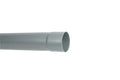 Wavin PVC tuyau avec manchon à coller 80 x 1,8 mm (longueur 4m) - gris - prix par mètre