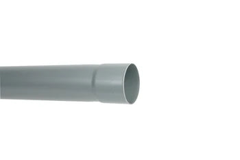 Wavin PVC tuyau avec manchon à coller 80 x 1,8 mm (longueur 4m) - gris - prix par mètre