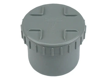 Wavin PVC à coller bouchon avec couvercle à visser M 75 mm