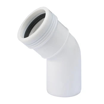 Wavin Wafix PP blanc coude 45° MF 40 x 40 mm