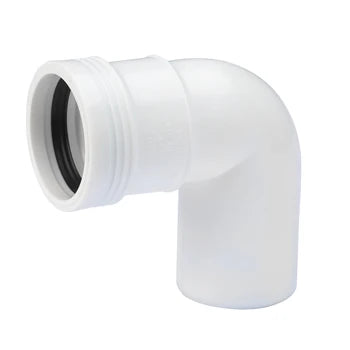 Wavin Wafix PP blanc coude 90° MF 32 x 32 mm