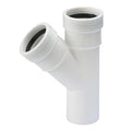 Wavin Wafix PP blanc TE 45° MFF 50 x 50 x 50 mm