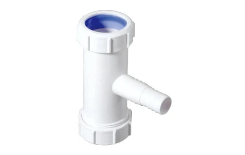 Walraven McAlpine té avec raccordement machine à laver 40 x WMA x 40 mm - blanc