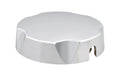 McAlpine draaiknop kunststof 75mm chroom