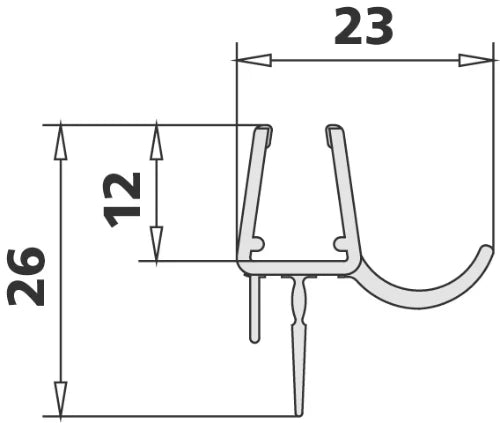 KERMI JOINT BAS AT 2x 3249 AA 985 mm