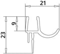 KERMI JOINT BAS RA 1x 97101  P1B 985 mm