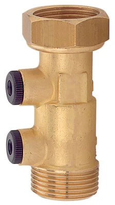 Watts WF 15 clapet anti-retour avec écrou flottant MF 3/4 x 3/4 - laiton - agréé Belgaqua
